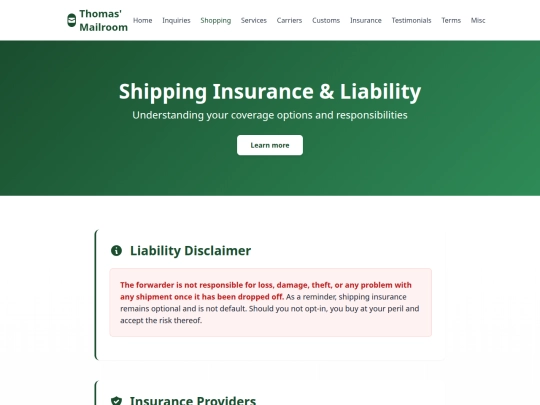 insurance screenshot