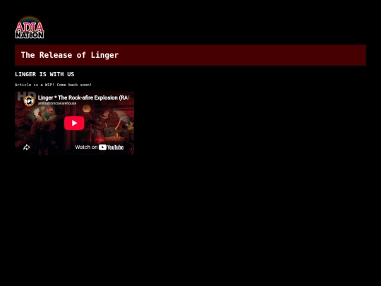 articles/linger screenshot