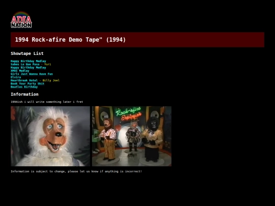 showtapes/1994demo screenshot