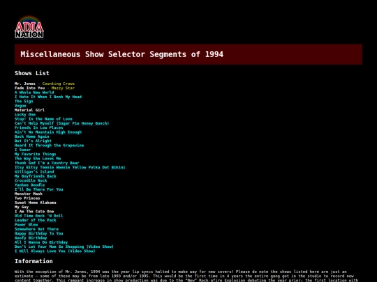 showtapes/misc94 screenshot