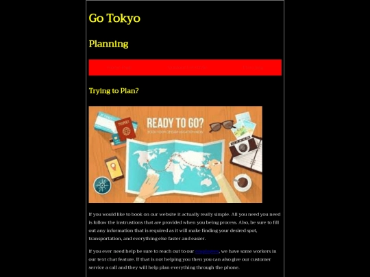 planning screenshot