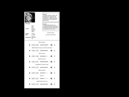 albumpages/demos screenshot