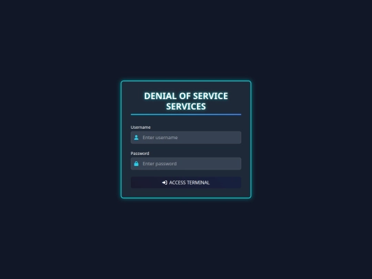 ddos screenshot