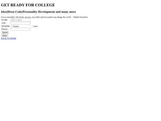 college/reg/reg screenshot