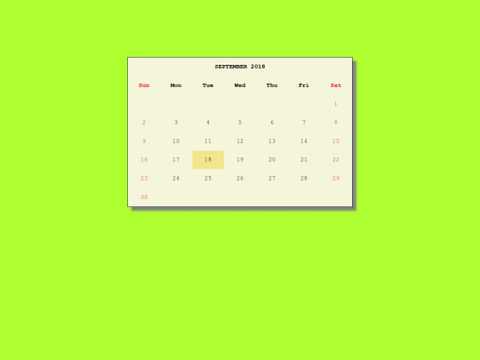 portfolio/calendar/calendar screenshot