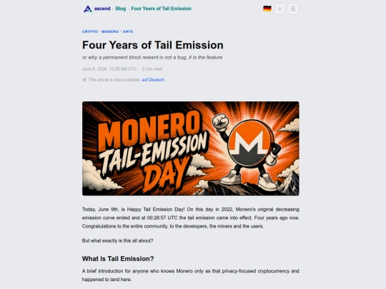 monero-tail-emission-day screenshot