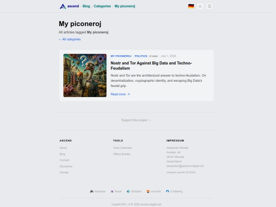my-piconeroj screenshot