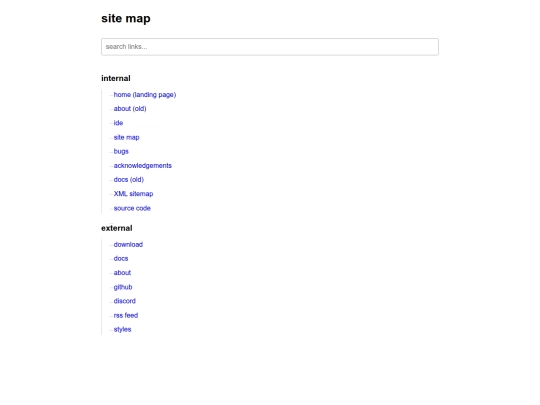 site-map screenshot