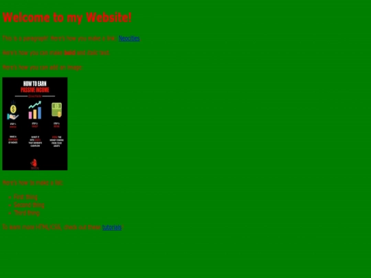 index screenshot