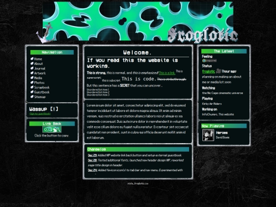index screenshot