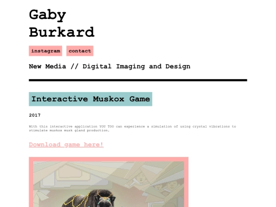 muskox screenshot