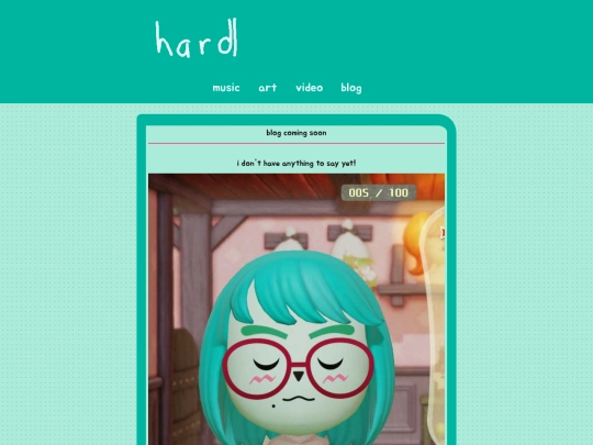 blog screenshot