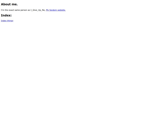index screenshot