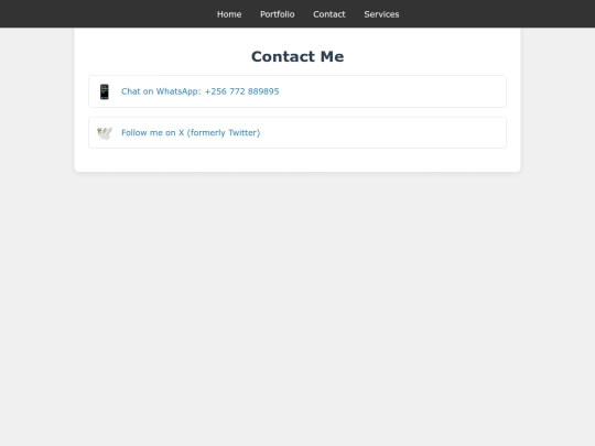 contact screenshot