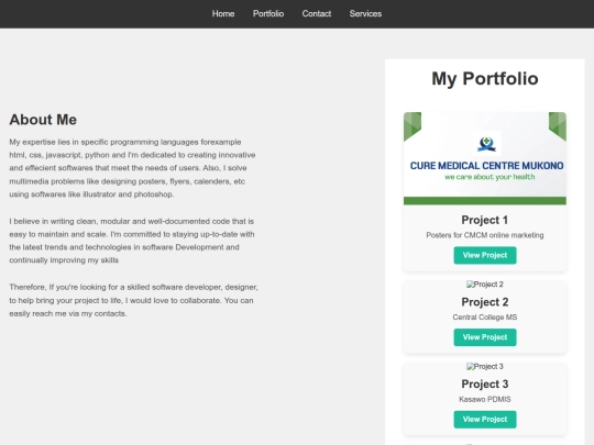 portfolio screenshot