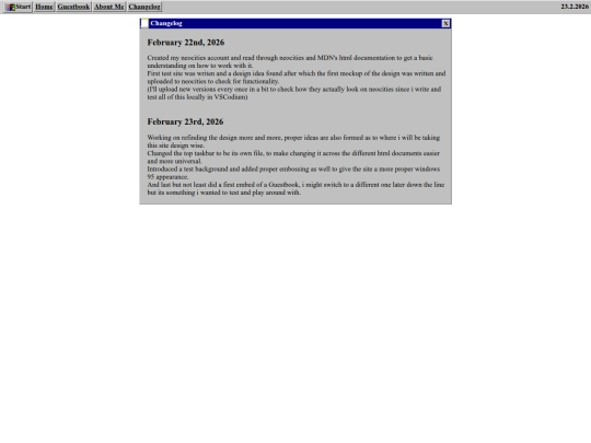 changelog screenshot
