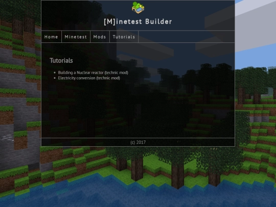 tutorials screenshot