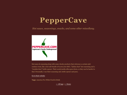 listings/peppercave screenshot