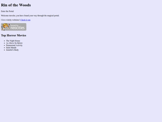 index screenshot