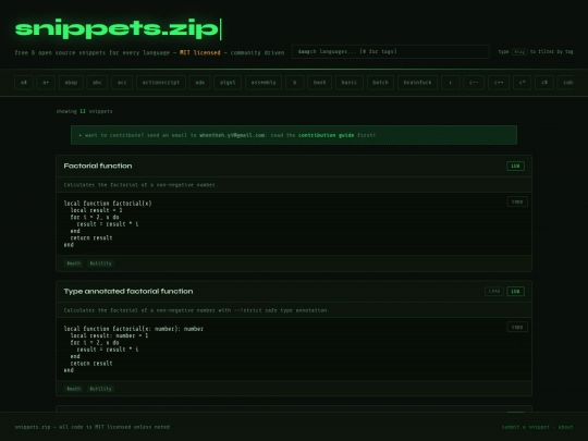 index screenshot