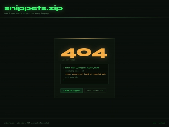 not_found screenshot