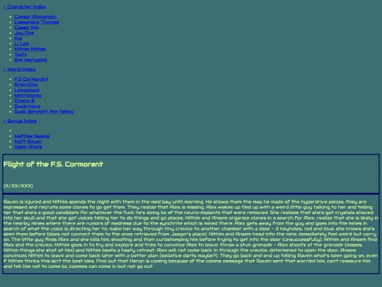 cormorant/sessions/sessionx screenshot