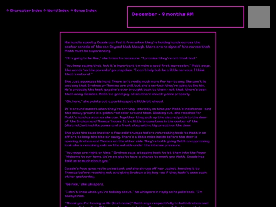 supernova/drabbles/dec5mAM screenshot