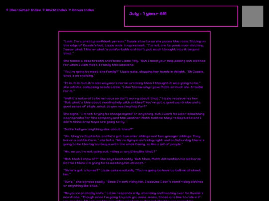 supernova/drabbles/jun1yAM screenshot