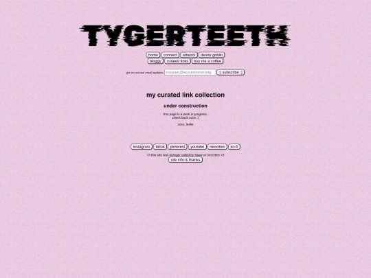 links screenshot