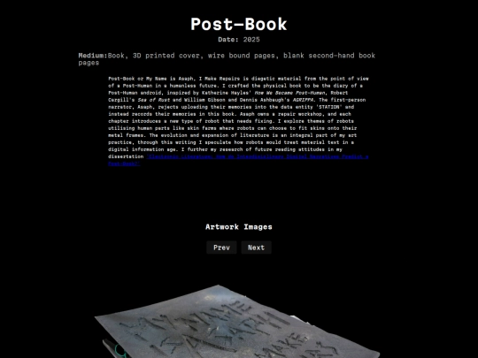 postbook screenshot