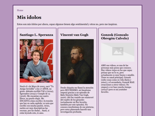 gustos (?)/MisIdolos screenshot