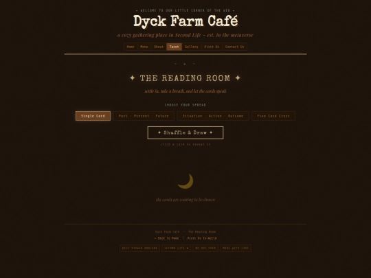 tarot screenshot