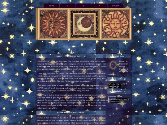 diary screenshot