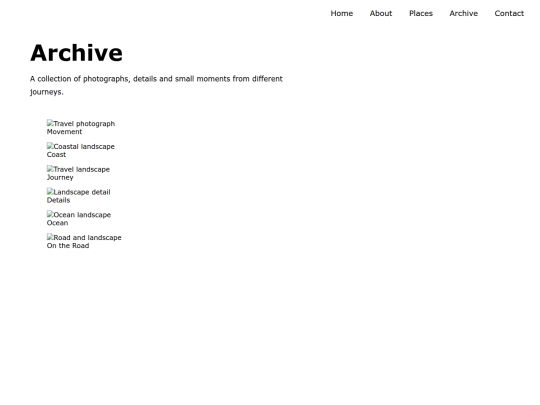 archive screenshot