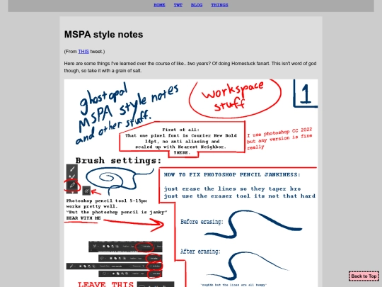 things/mspa_stylenotes screenshot