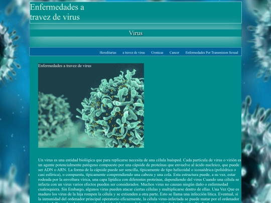 html/a travez de virus screenshot