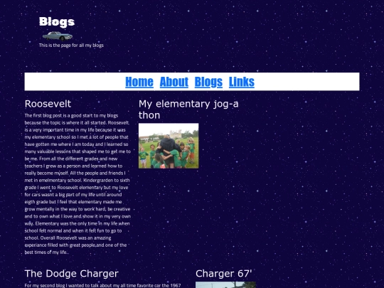 blog screenshot