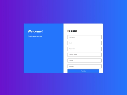 Event/Event registration form html screenshot