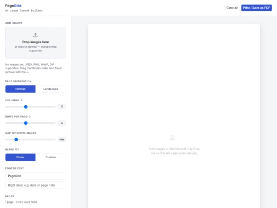 A4grid screenshot