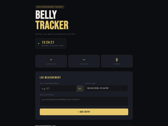 Bellyfattracker screenshot