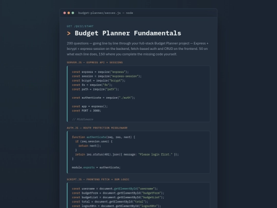 Budgetquiz screenshot