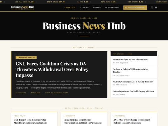 BusinessNewsHub screenshot