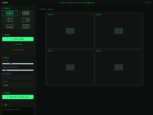 Collage screenshot