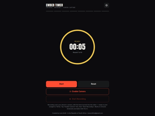 EmberTimer screenshot