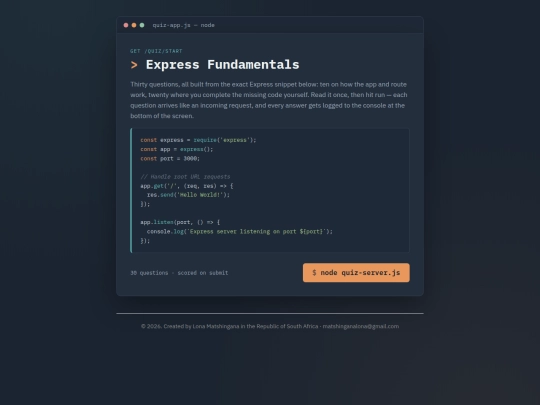 Express screenshot