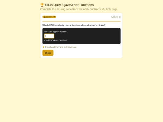 Jsquizfunctions screenshot