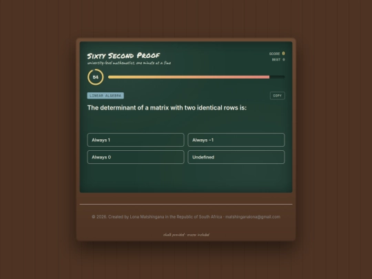 Puremathgame screenshot