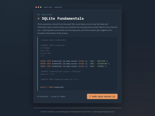 Sqlite screenshot