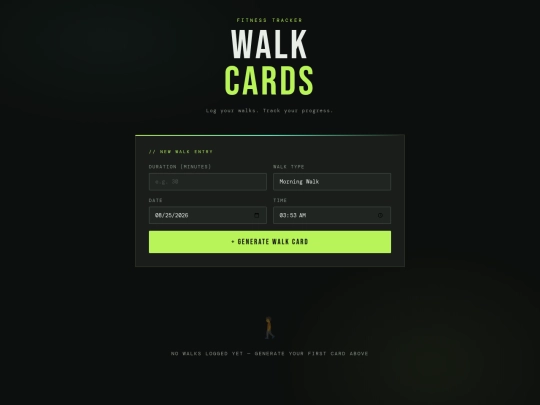 Walking screenshot