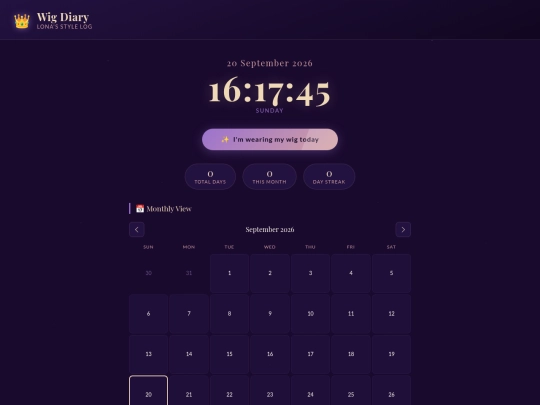 Wigtracker screenshot
